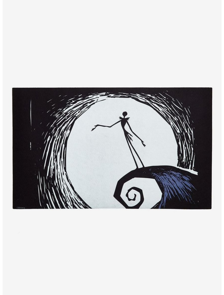 Horror * | Horror Disney The Nightmare Before Christmas Jack Spiral Hill Doormat