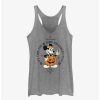 Cartoons * | Cartoons Disney Mickey Mouse Time For Halloween Pumpkin Mickey Womens Tank Top