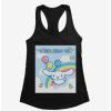 Anime * | Anime Cinnamoroll Balloons And Rainbow Womens Tank Top